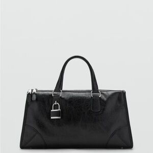 Mango  shiny bag with handles